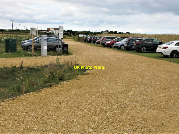 Photo 6"x4" Car Park at the Spurn Discovery Centre Kilnsea c2018