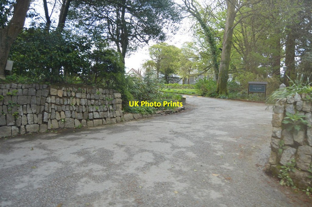 Photo 6"x4" Entrance to Penmorvah Manor (Hotel) Falmouth c2018
