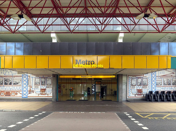 Photo 6"x4" Regent Centre Metro Station Longbenton c2018