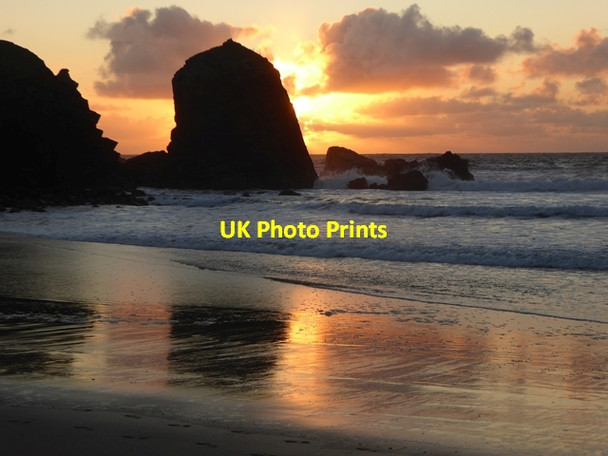 Photo 6"x4" Sunset at Dalbeg Bay Dail Beag c2018