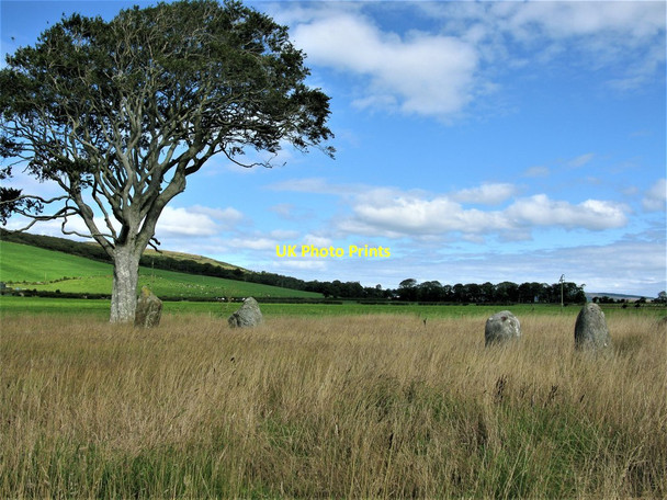 Photo 6"x4" St Colmac Cottages Stone Circle, Isle of Bute St Colmac c2018