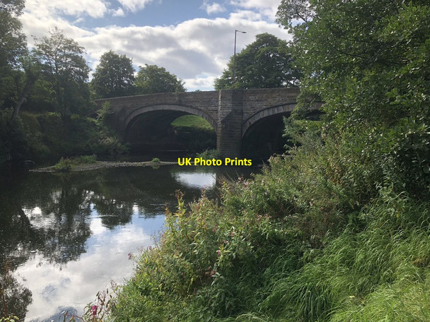 Photo 6"x4" A177 road bridge over the river Wear at Shincliffe Village Durham c2018