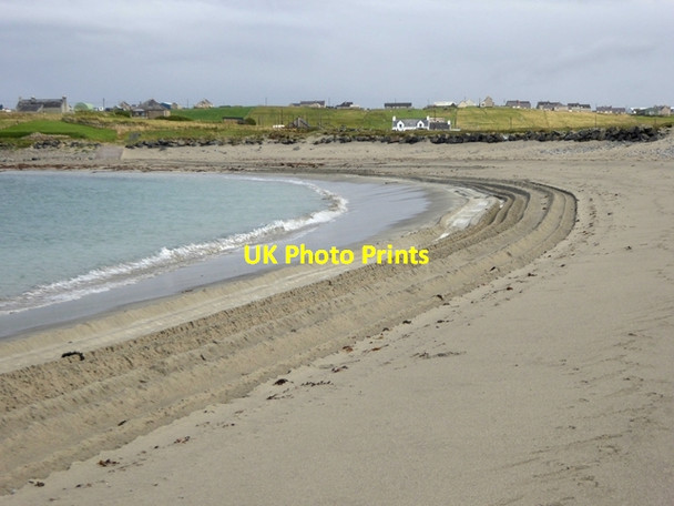 Photo 6"x4" The beach at Loch Shiaboist Siabost bho Dheas c2018