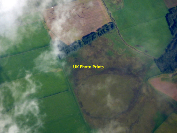 Photo 6"x4" Former Dolphinton Branch Railway from the air Walston\/NT0545 c2018