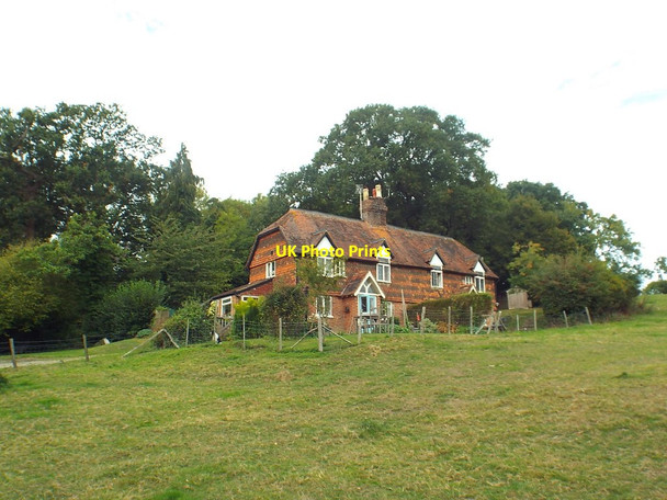 Photo 6"x4" Cottages near Markbeech Chiddingstone Hoath c2018