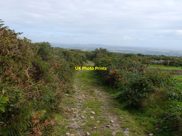 Photo 6"x4" Old Track near Castle An Dinas Quarry Nancledra c2018