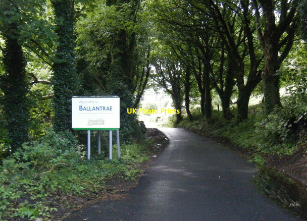 Photo 6"x4" B7044 at Ballantrae village boundary Ballantrae c2018