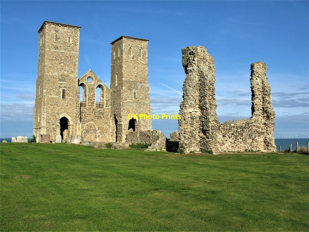 Photo 6"x4" St Mary's Church and Towers, Reculver Reculver c2018