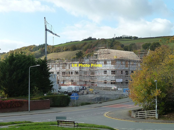 Photo 6"x4" Severnside Yard construction site October 2015 Newtown\/Y Drenewydd c2015