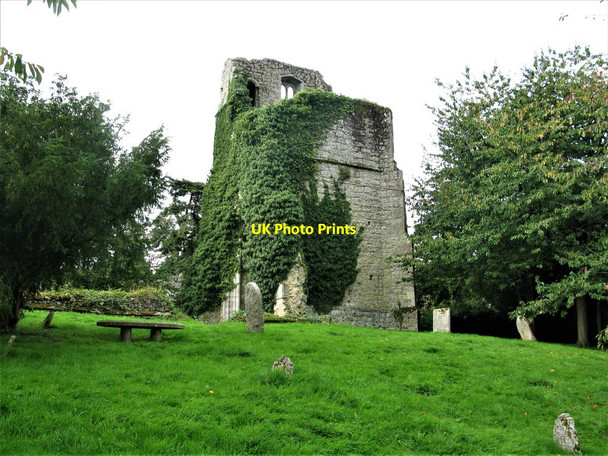 Photo 6"x4" Ruins of St Mary's Church, Little Chart Little Chart c2018