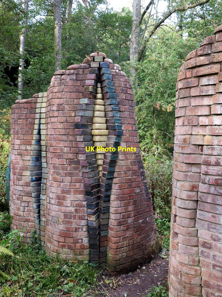 Photo 6"x4" Garden sculpture, Paxton House Loanend\/NT9450 c2018
