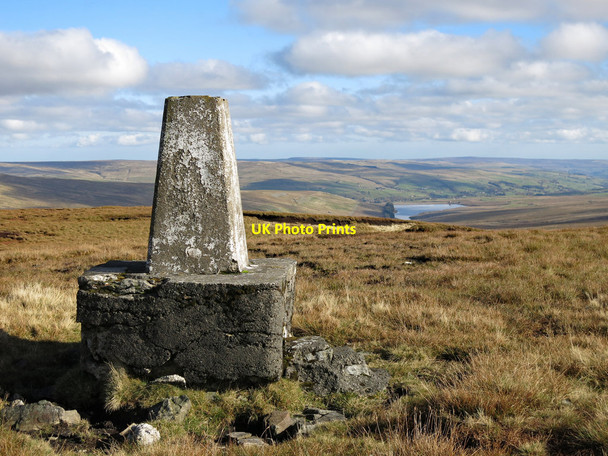 Photo 6"x4" The trig point on Burnhope Seat Burnhope Seat c2018