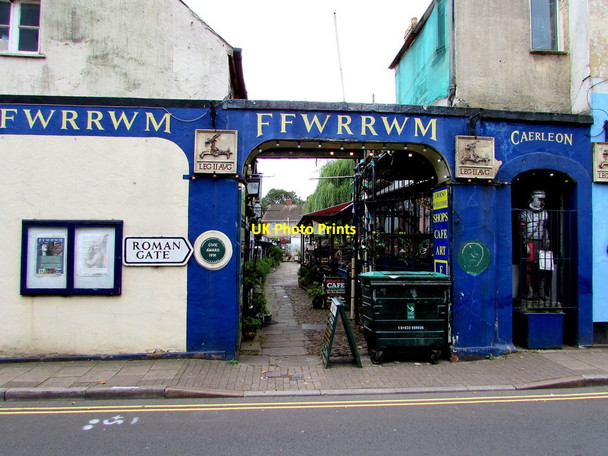 Photo 6"x4" Entrance to Ffwrwm Arts & Crafts Centre, Caerleon Caerleon or Caerllion c2018