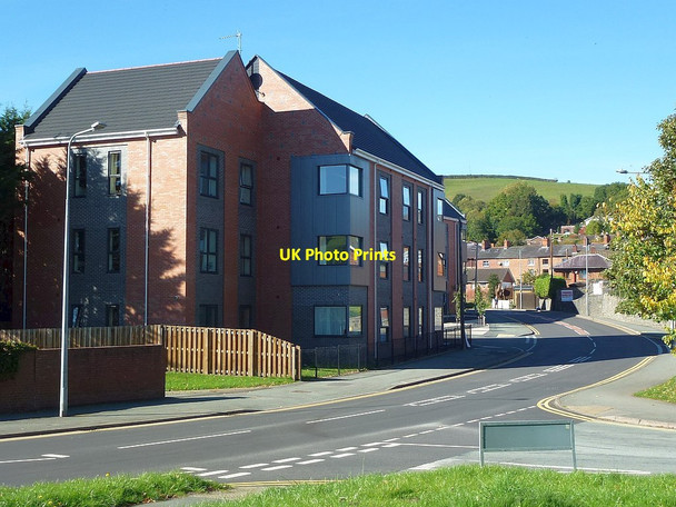 Photo 6"x4" Llys Glan yr Afon, Severnside Yard - October 2018 Newtown\/Y Drenewydd c2018 P1