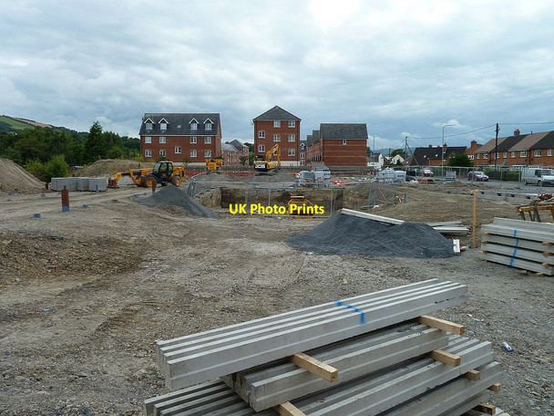 Photo 6"x4" New housing development on Lower Canal Road - August, 2017 Newtown\/Y Drenewydd c2017