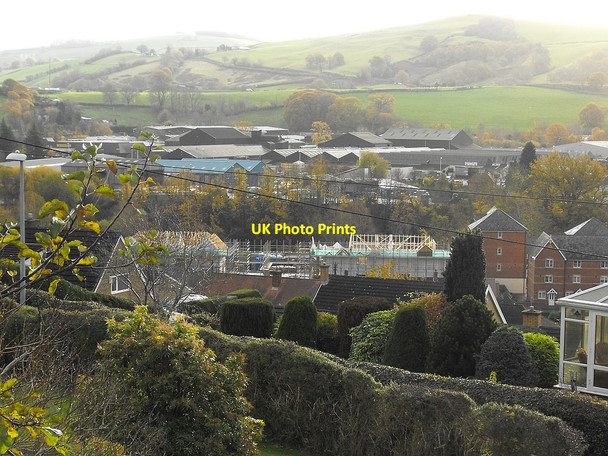 Photo 6"x4" New housing development on Lower Canal Road - October 2017 Newtown\/Y Drenewydd c2017