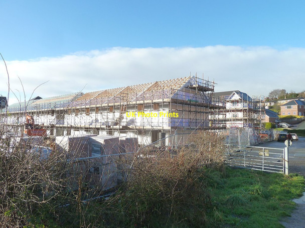 Photo 6"x4" New housing development on Lower Canal Road - January, 2018 Newtown\/Y Drenewydd c2018 P1