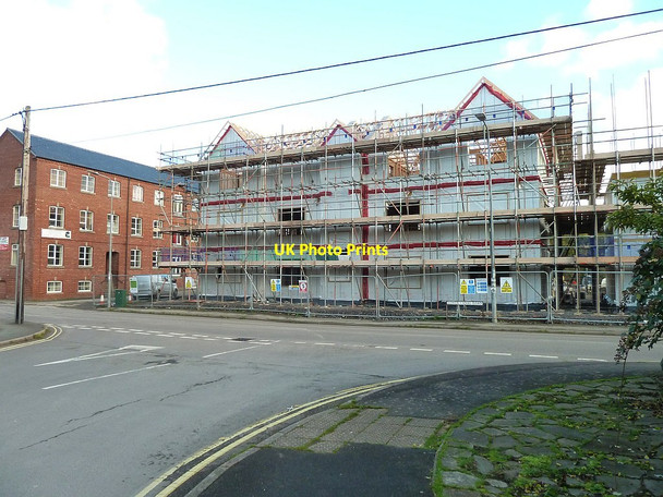 Photo 6"x4" New housing development on Lower Canal Road - October, 2017 Newtown\/Y Drenewydd c2017 P5