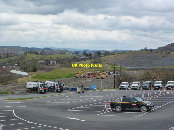 Photo 6"x4" Newtown Bypass construction Newtown\/Y Drenewydd c2018 P1