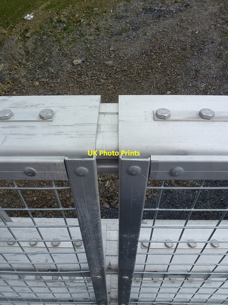 Photo 6"x4" Expansion joint on the Upper Dolfor Road bridge Newtown\/Y Drenewydd c2018