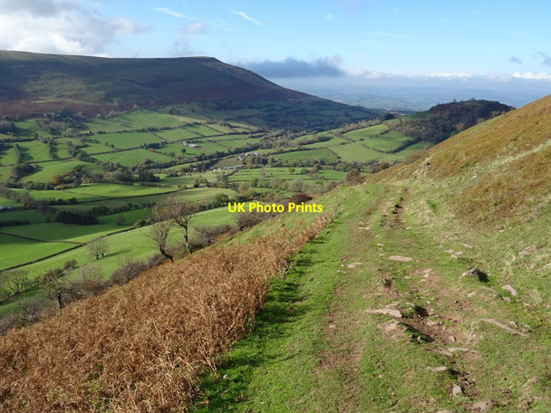 Photo 6"x4" Bridleway on Rhiw Trumau Pengenffordd c2018