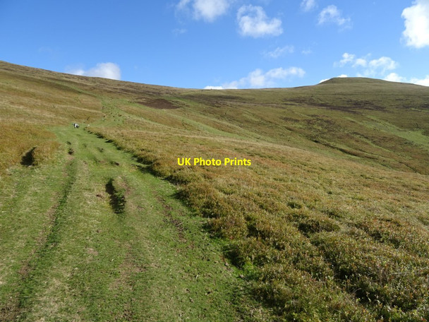 Photo 6"x4" Bridleway approaching Mynydd Llysiau Pengenffordd c2018