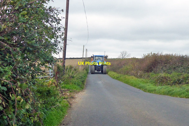 Photo 6"x4" Modern traffic on a Roman road Winterbourne Abbas c2018