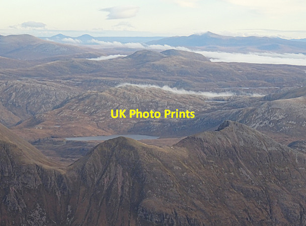 Photo 6"x4" Quinag and Loch na Gainmhich Loch na Gainmhich\/NC2428 c2018