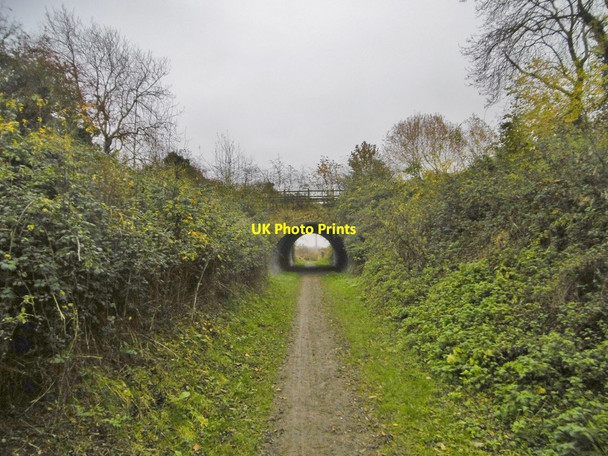 Photo 6"x4" Long Itchington, road bridge Bascote c2018