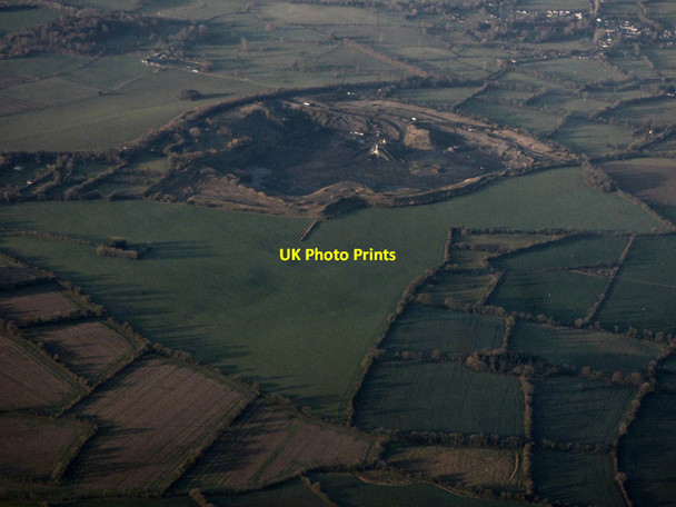 Photo 6"x4" Quarry near Kilmessan from the air Dunsany c2018