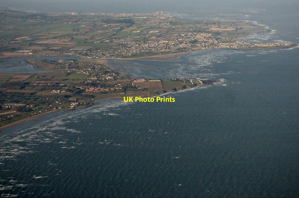 Photo 6"x4" The coast at Donabate from the air Donabate c2018