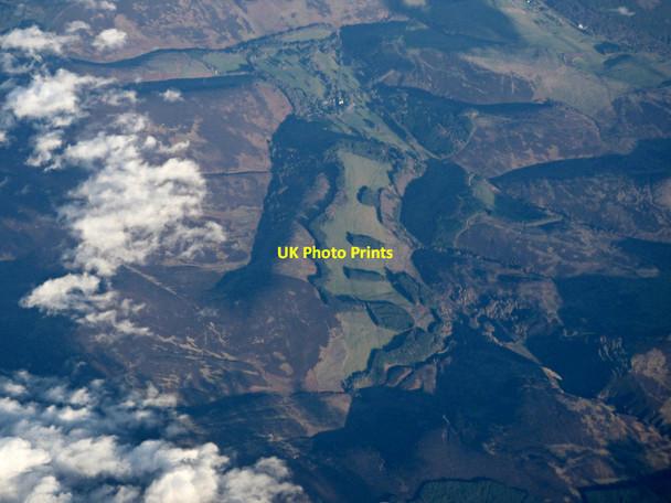 Photo 6"x4" The Glen from the air Stake Law\/NT2731 c2018