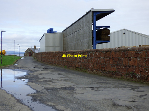 Photo 6"x4" Timber processing factory Troon\/NS3230 c2018 P1
