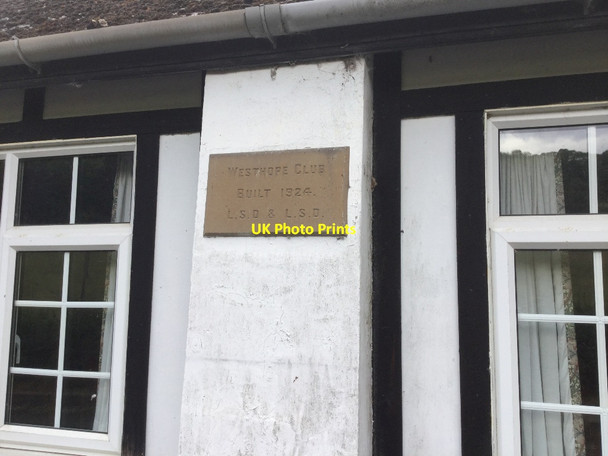 Photo 6"x4" Plaque, Westhope Village Hall Westhope\/SO4786 c2018