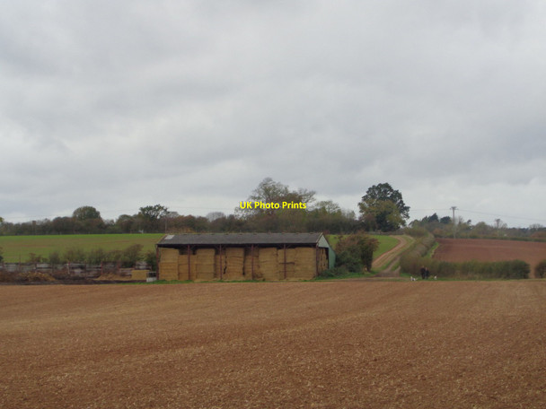 Photo 6"x4" Full barn between Netherwood Lane and Tibberton Crowle Green c2018