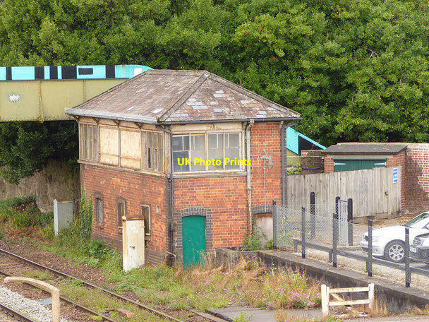 Photo 6"x4" St Austell station - former signal box St Austell c2018
