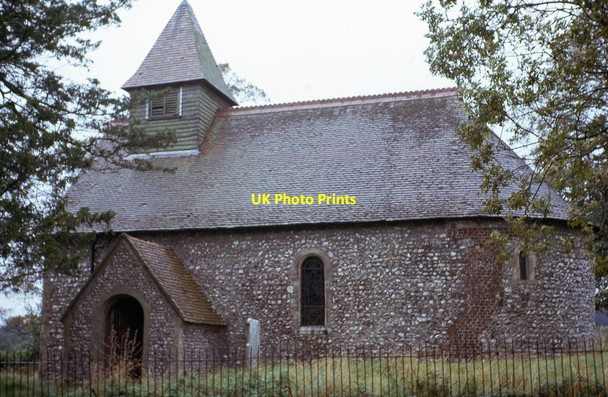 Photo 6"x4" St Mary's Church - North Marden, West Sussex North Marden c1974