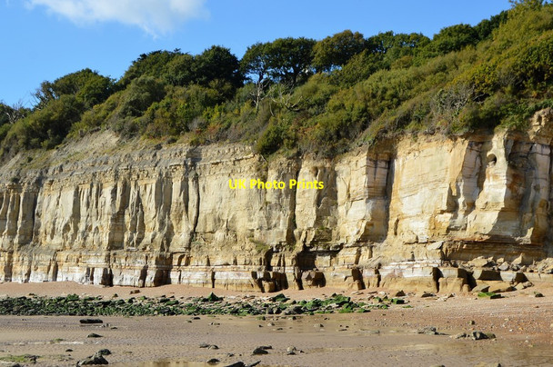 Photo 6"x4" Cliffs at Fairlight Head Cliff End\/TQ8813 c2018