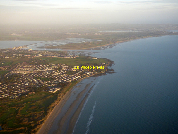 Photo 6"x4" Portmarnock and the coast from the air Portmarnock c2019