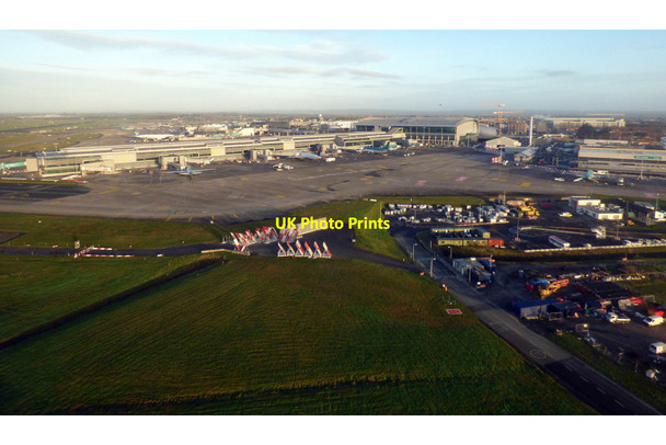 Photo 6"x4" Dublin Airport from the air Santry c2019