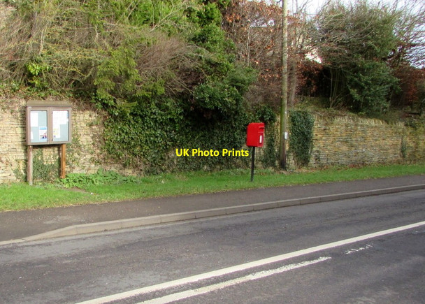 Photo 6"x4" Queen Elizabeth II postbox, Fulbrook, West Oxfordshire Burford\/SP2512 c2018