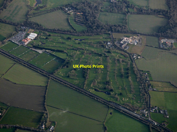 Photo 6"x4" Westmanstown golf club from the air Lucan c2019