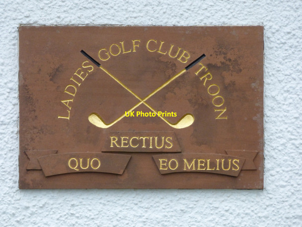 Photo 6"x4" Troon Ladies Golf Club plaque Troon\/NS3230 c2018