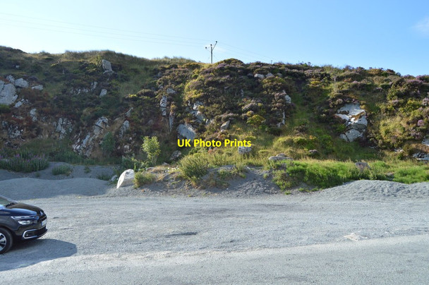 Photo 6"x4" Old quarry \/ car park by R115 Glencree c2018