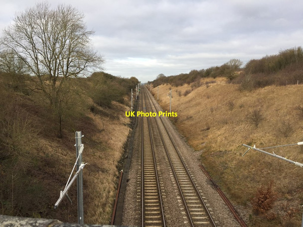 Photo 6"x4" Evidence of electrification work progressing Souldrop c2019