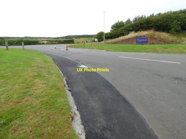 Photo 6"x4" Entrance to Dundonald Links Golf Club Shewalton c2018