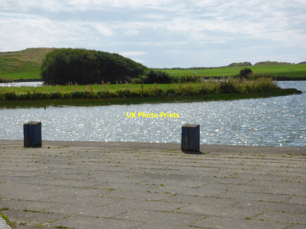 Photo 6"x4" Pond at Irvine Beach Park Irvine c2018