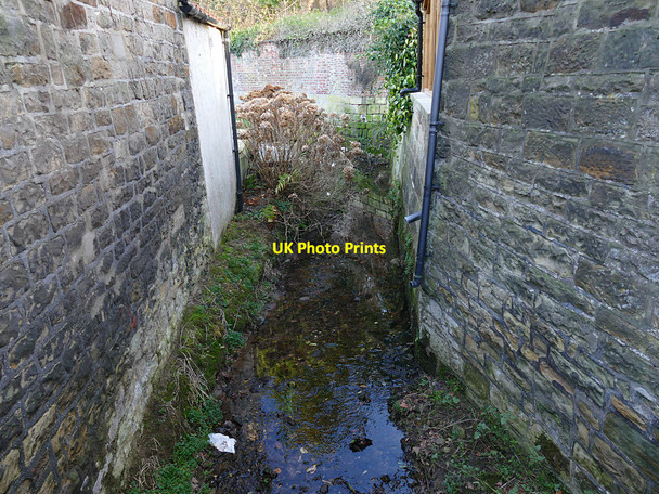 Photo 6"x4" Stream in the heart of Ruswarp village Whitby\/NZ8910 c2019