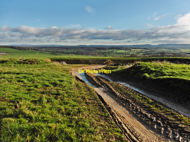 Photo 6"x4" Farm excavation on Knighton Hill Knighton\/ST6111 c2019