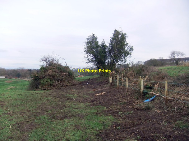 Photo 6"x4" Fencing work on Leavening Brow Burythorpe c2019